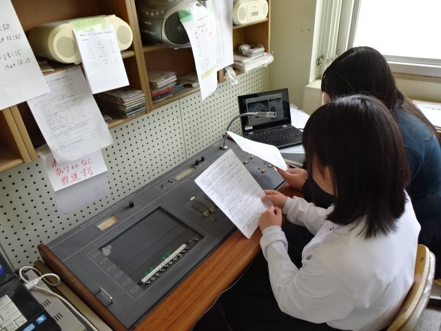 放送室の様子２