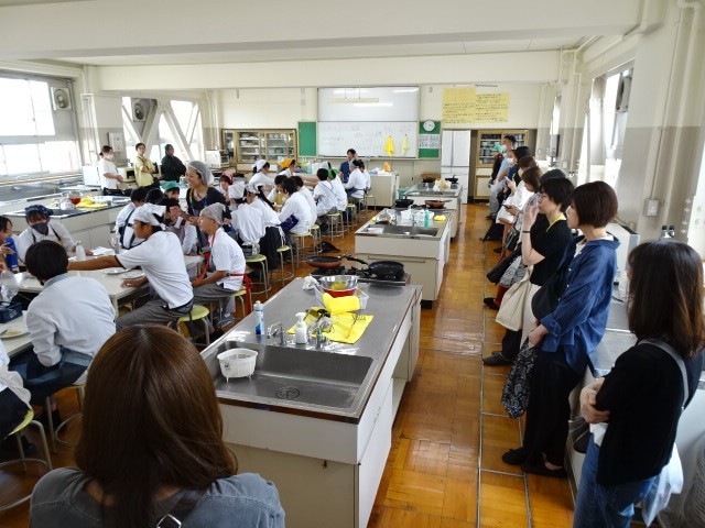 家庭科調理実習