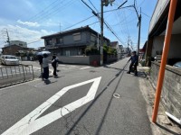 現地調査風景（三宅小学校）